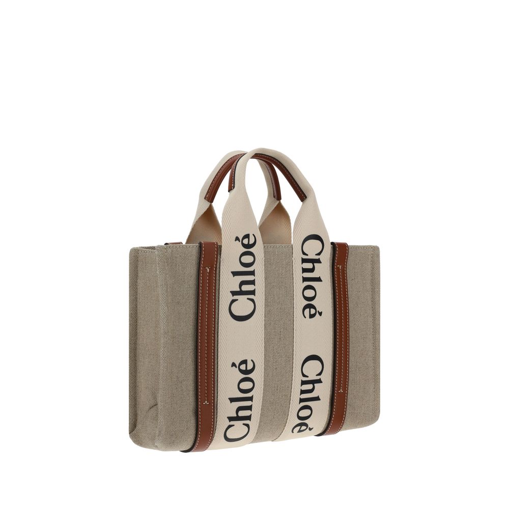 Brown Canvas Handbag