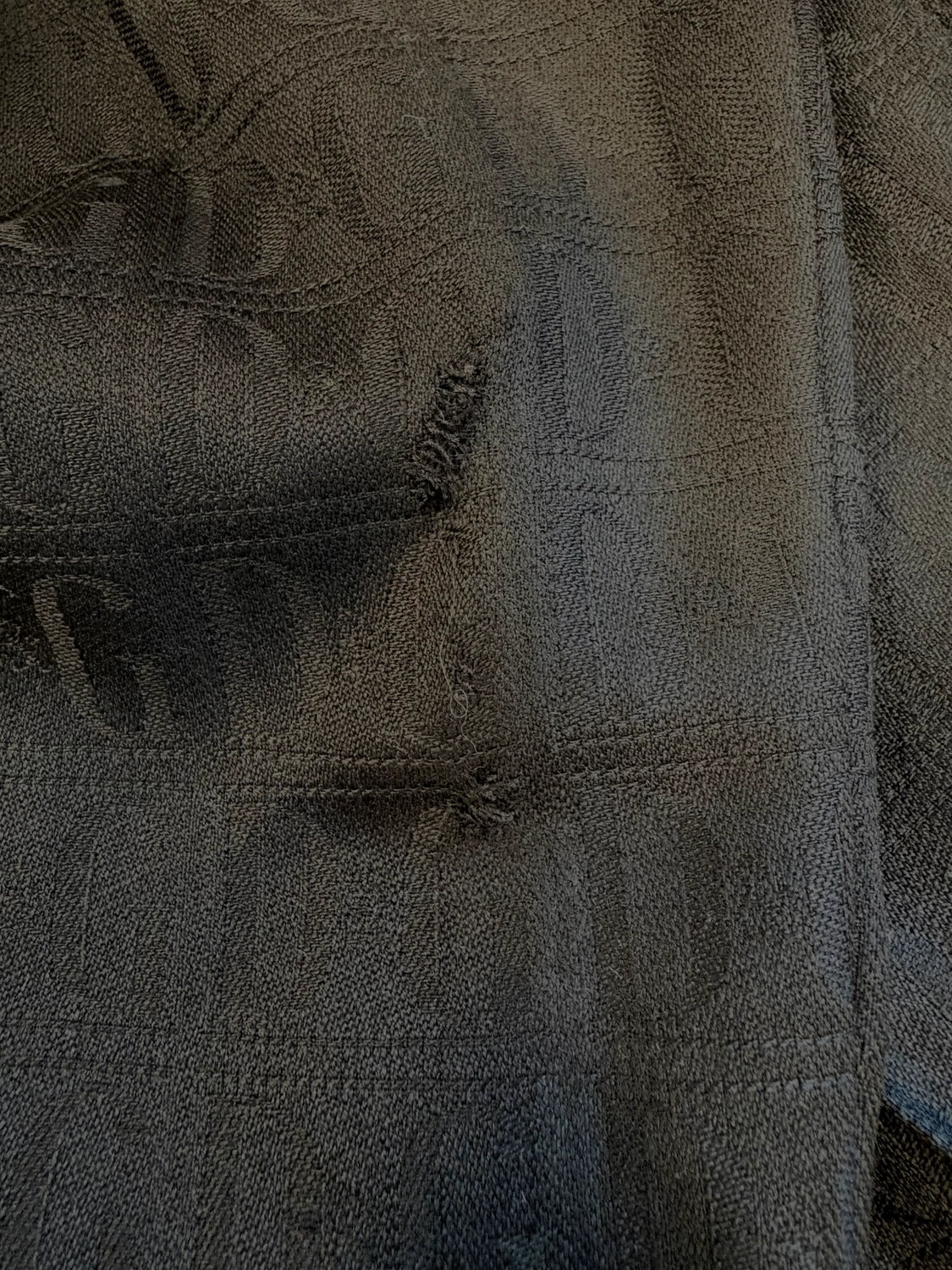 Black Wool Jogger Jogging Pants