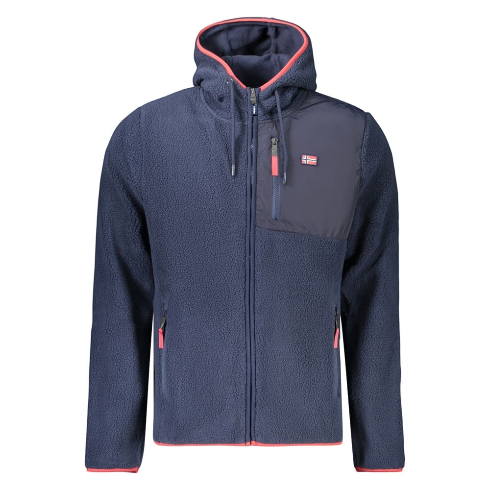 Blue Polyester Sweatshirt