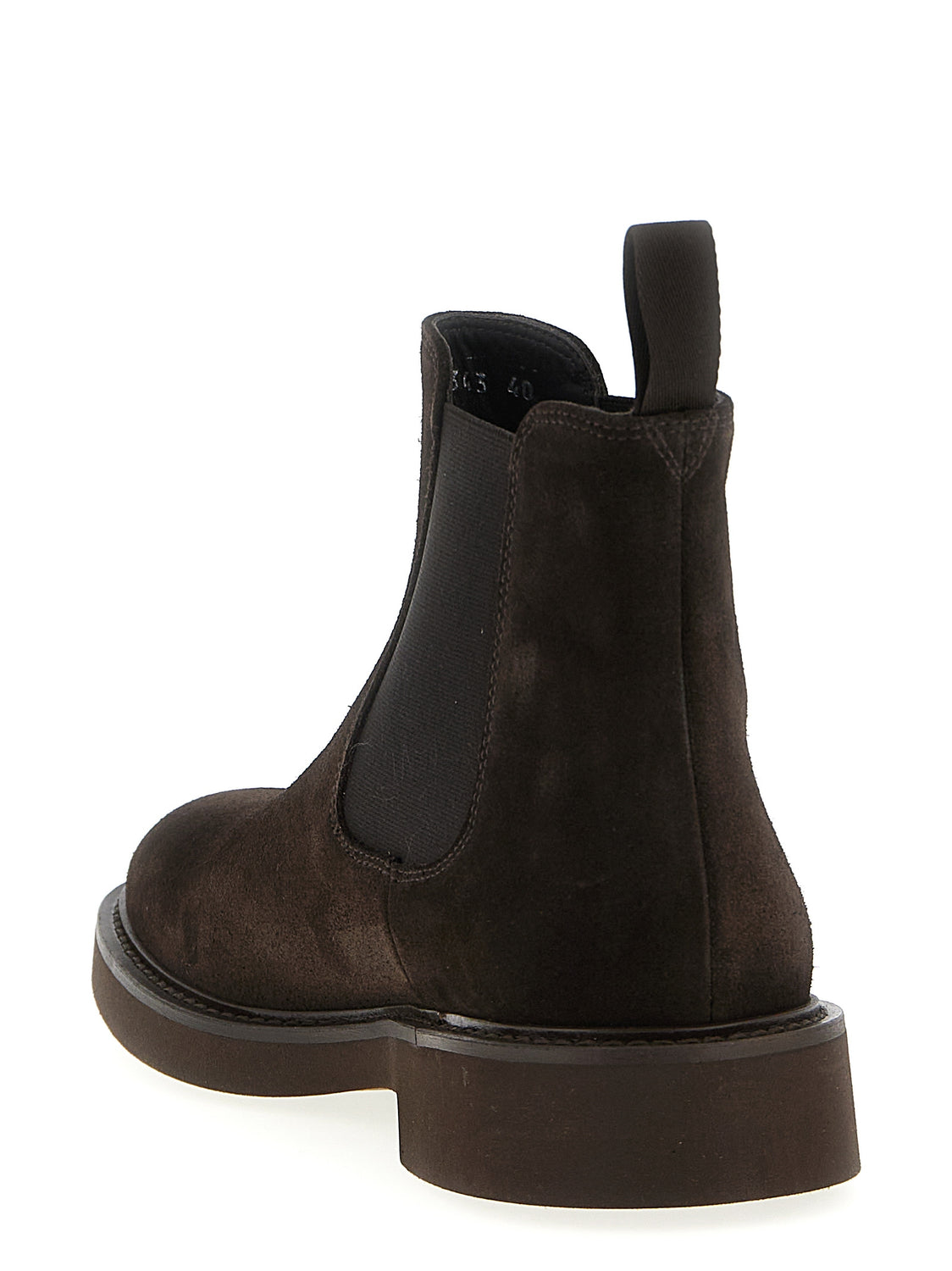 Brown Calfskin Chelsea Boots