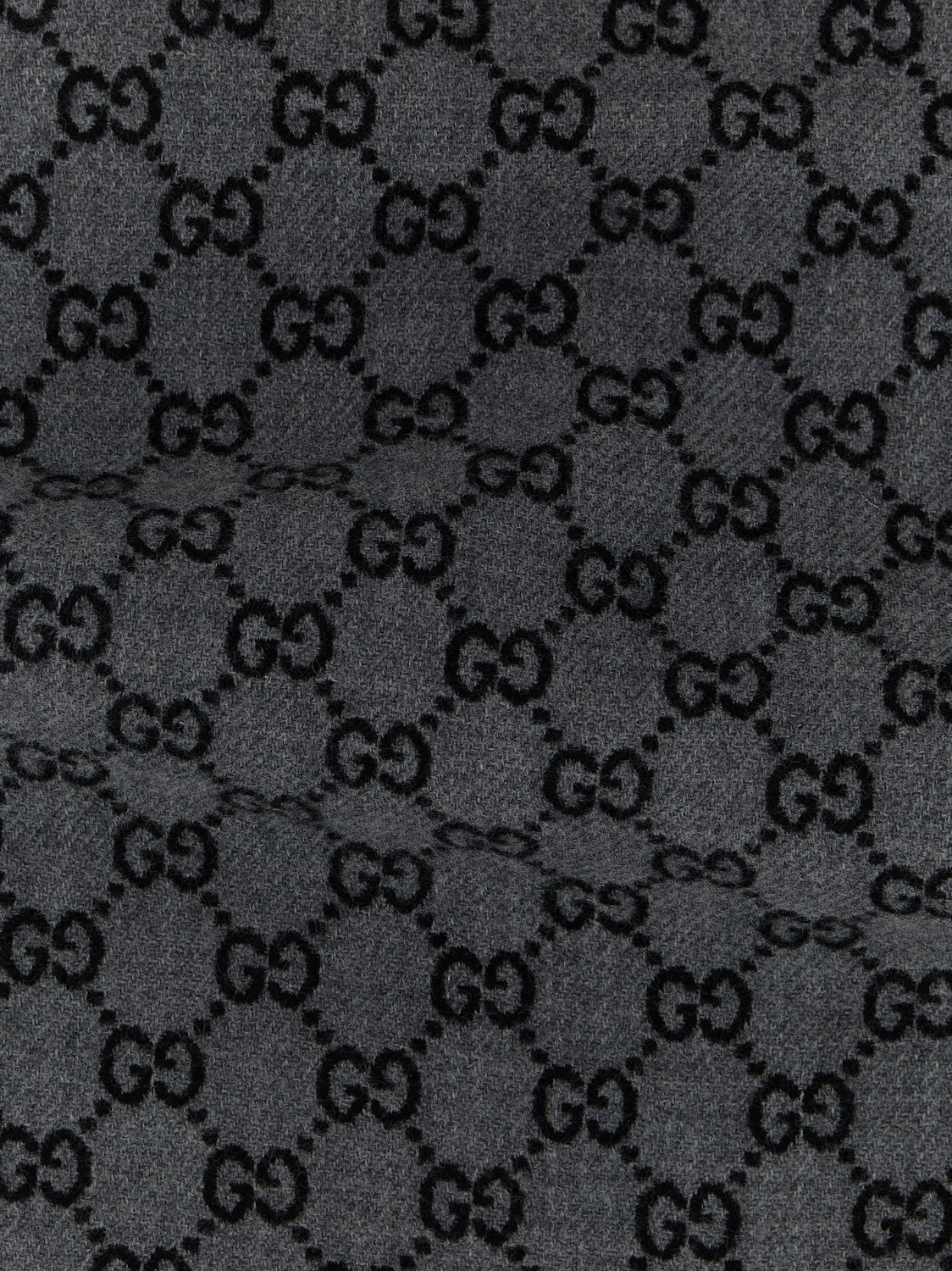 Gray Wool Scarf