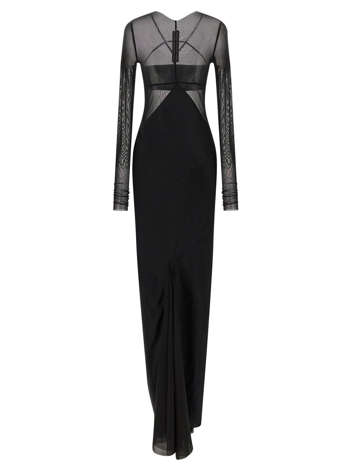 Black Nylon Long Dress