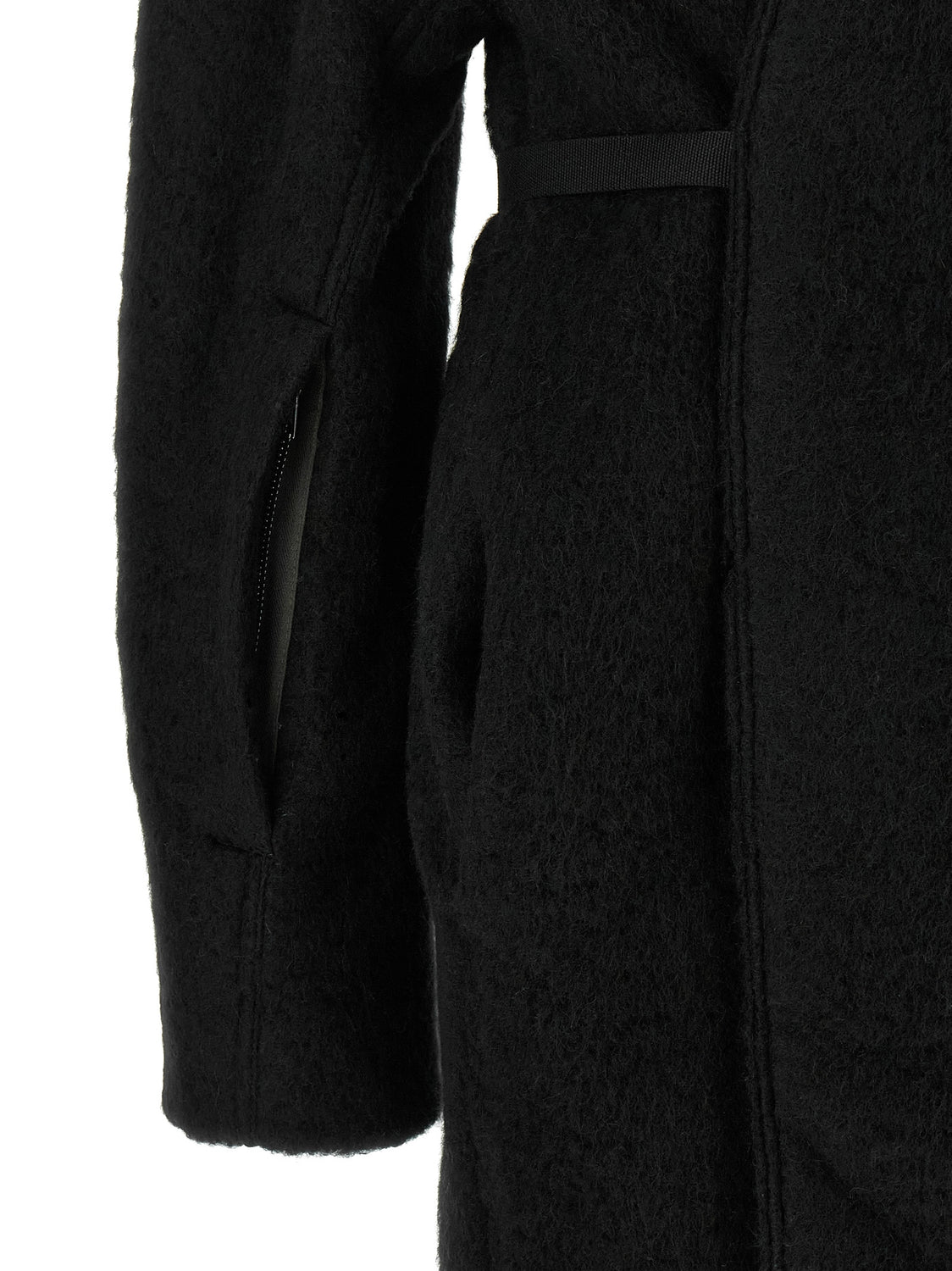 Black Marabou Coat