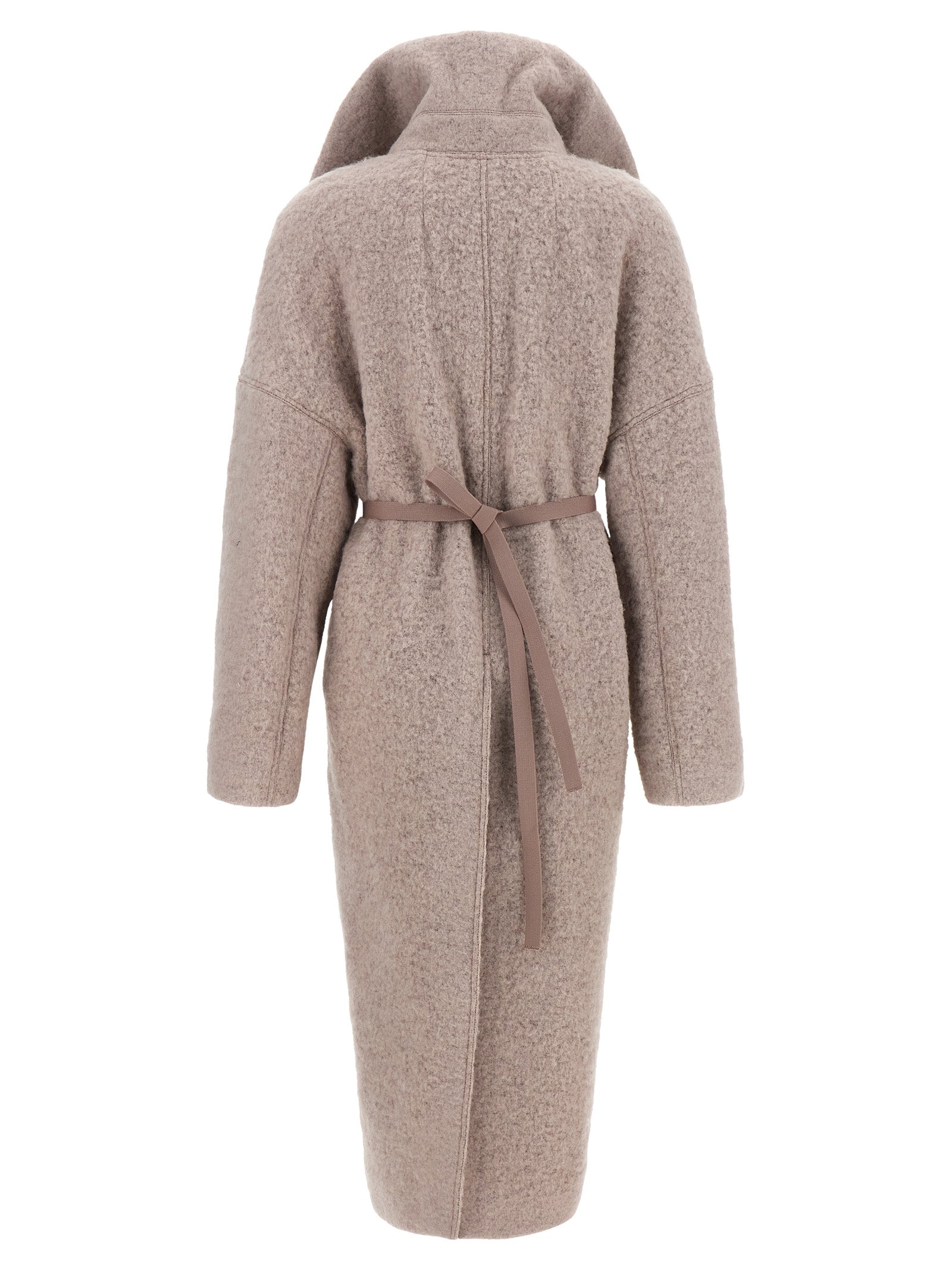 Multicolor Marabou Coat