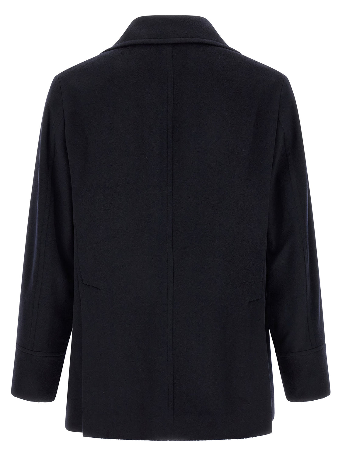 Blue Virgin Wool Coat