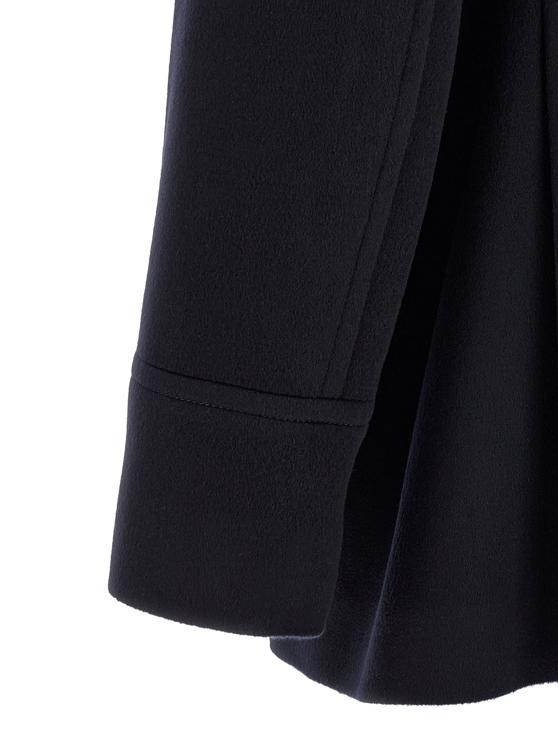 Blue Virgin Wool Coat