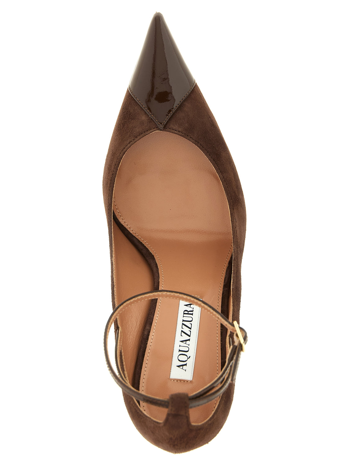 Brown Calfskin High Heel Pumps