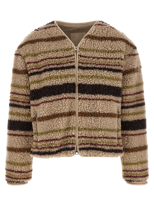 Brown Polyester Cardigan