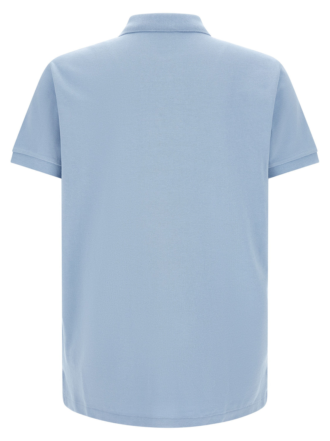 Blue Cotton Polo Shirt