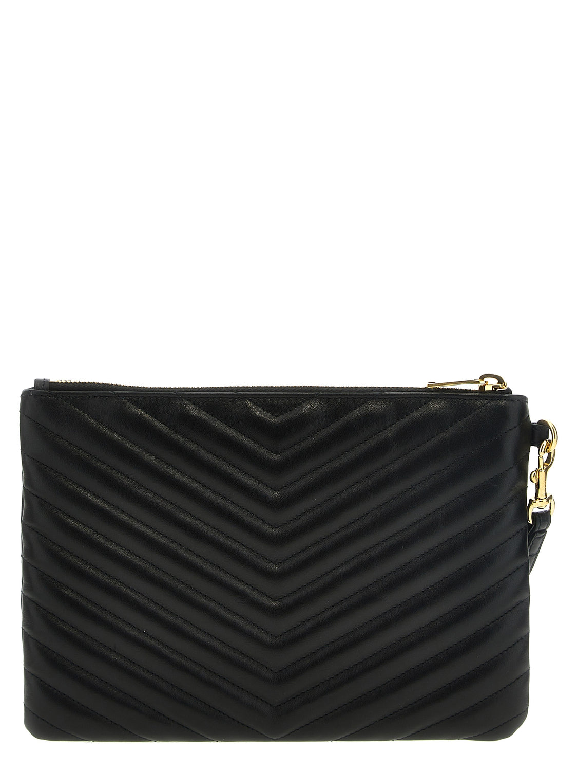 Black Calfskin Clutch Bag
