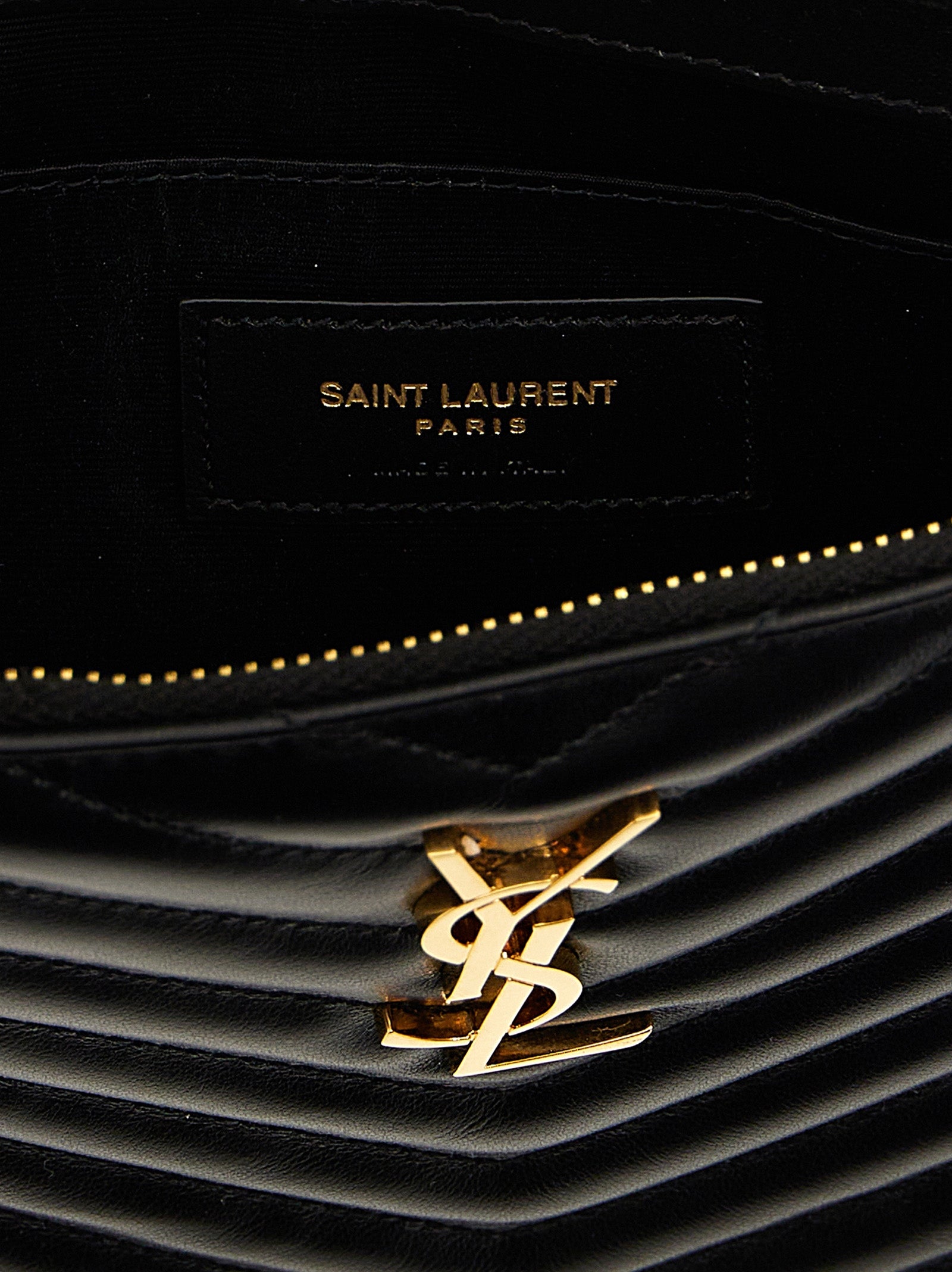 Black Calfskin Clutch Bag