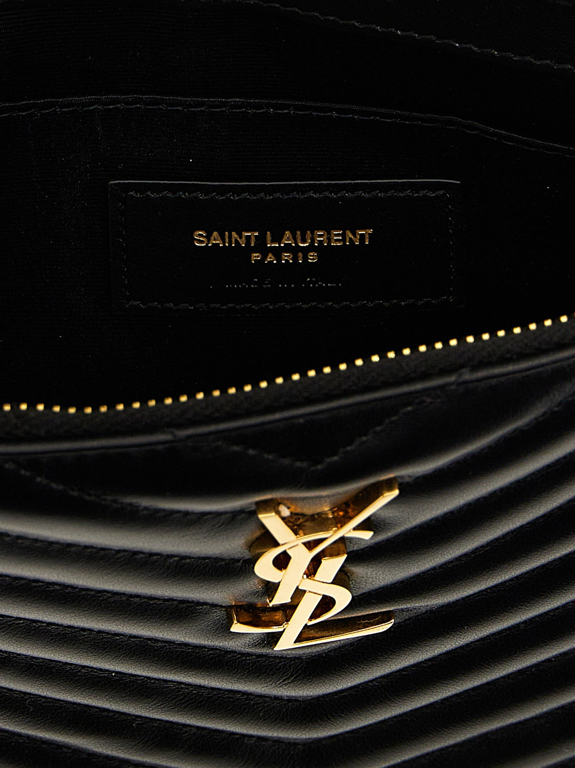 Black Calfskin Clutch Bag