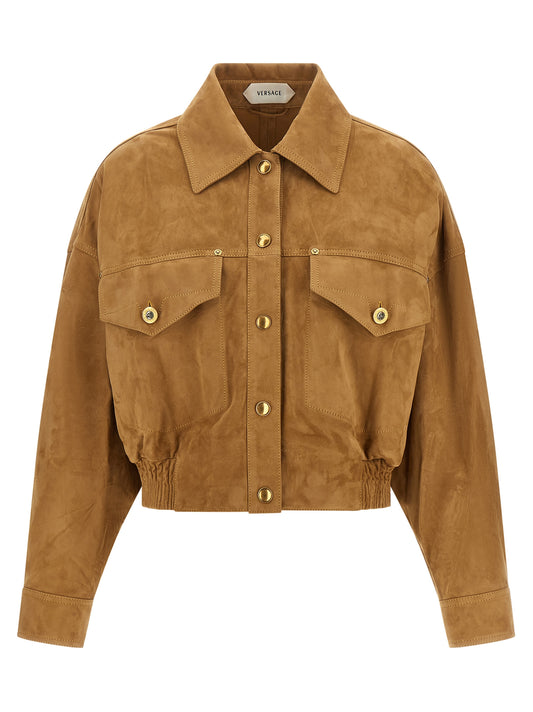 Brown Lamb Leather Leather Jacket