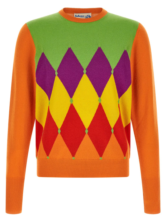 Orange Cashmere Cardigan