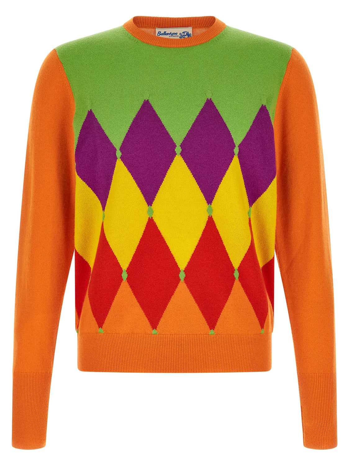 Orange Cashmere Cardigan