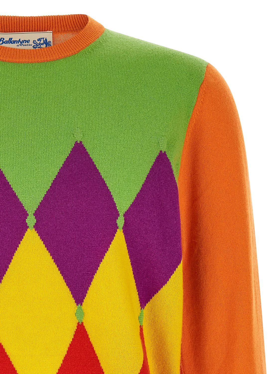 Orange Cashmere Cardigan