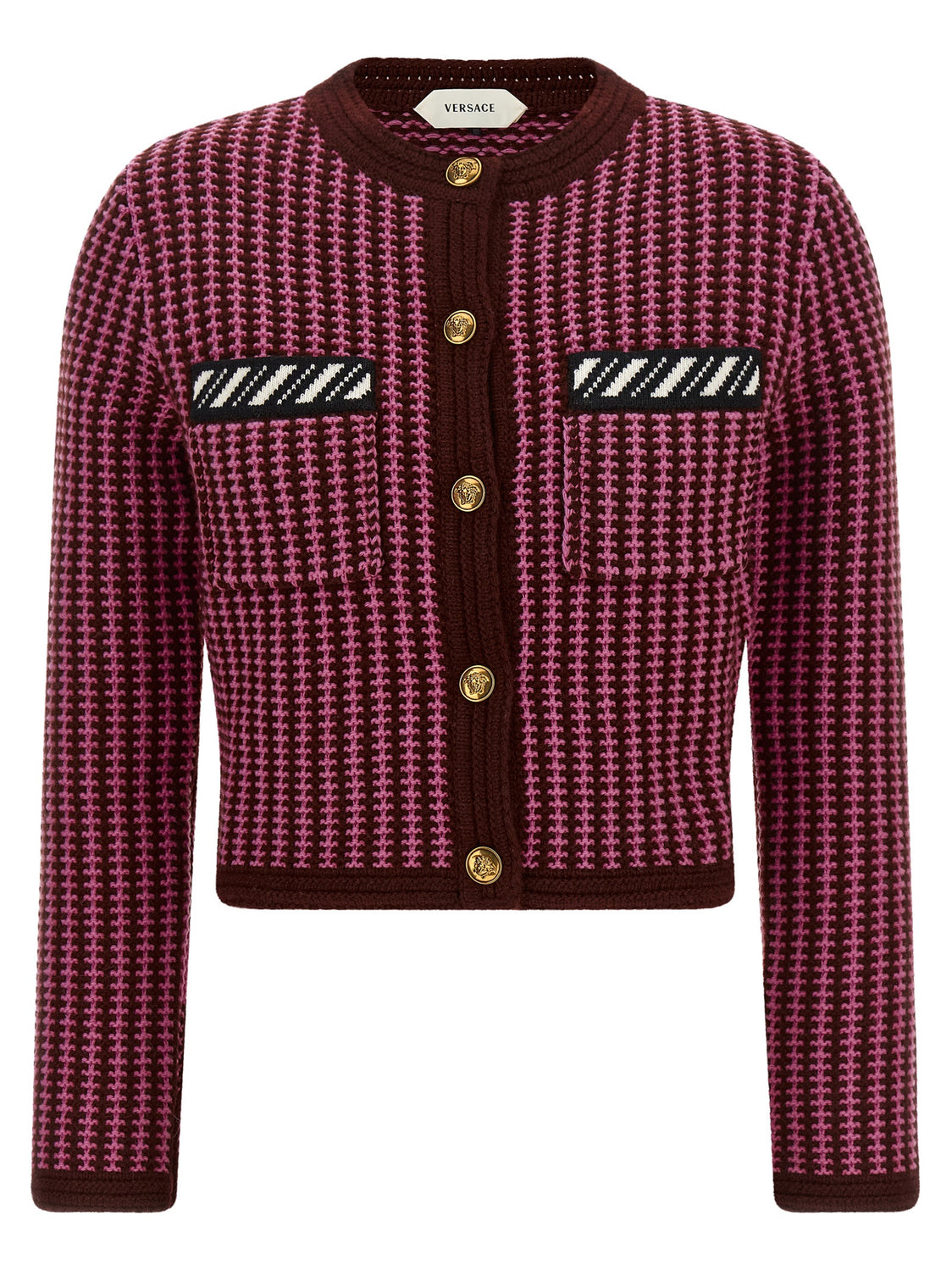 Multicolor Virgin Wool Cardigan
