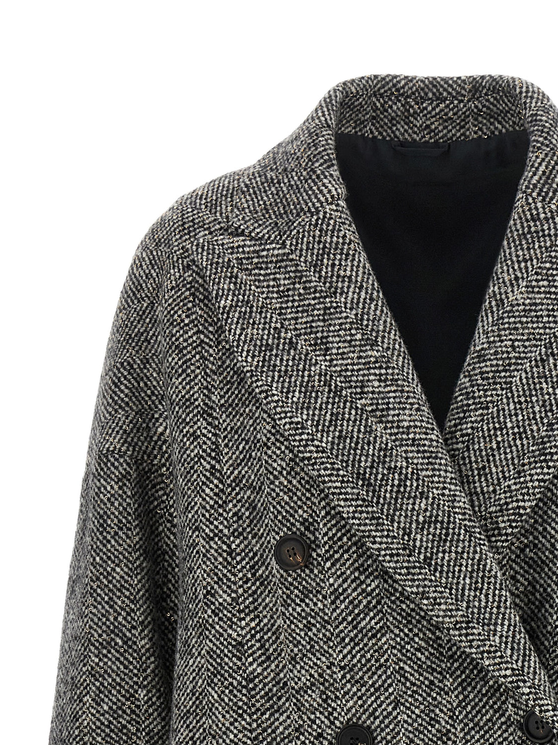 Gray Virgin Wool Coat