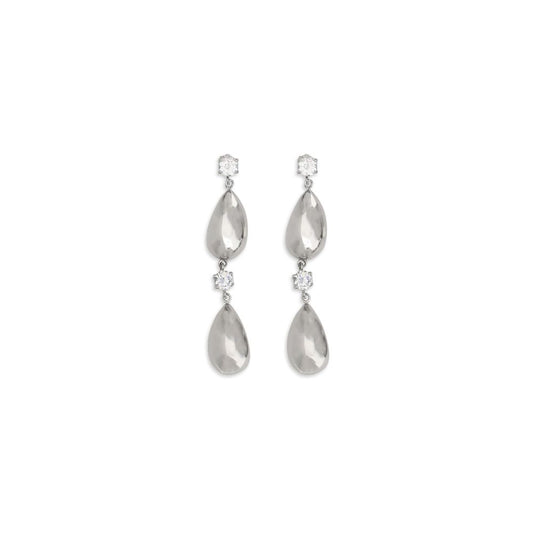 Silver Brass Earrings