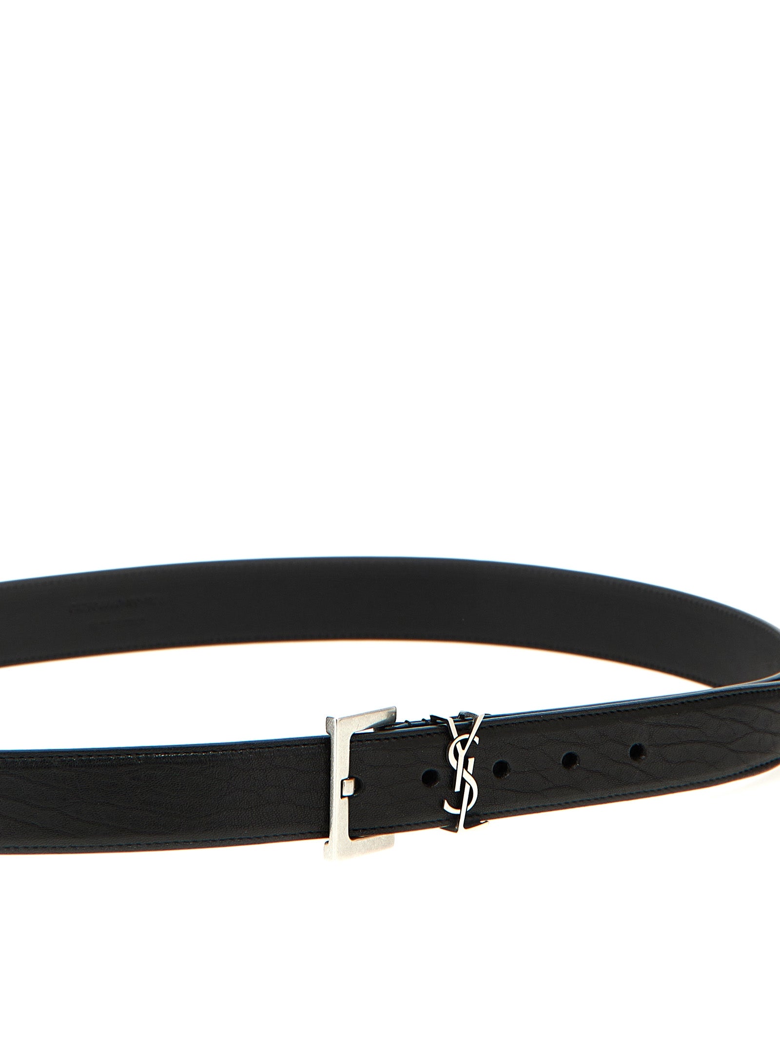 Black Leather Regular Belt