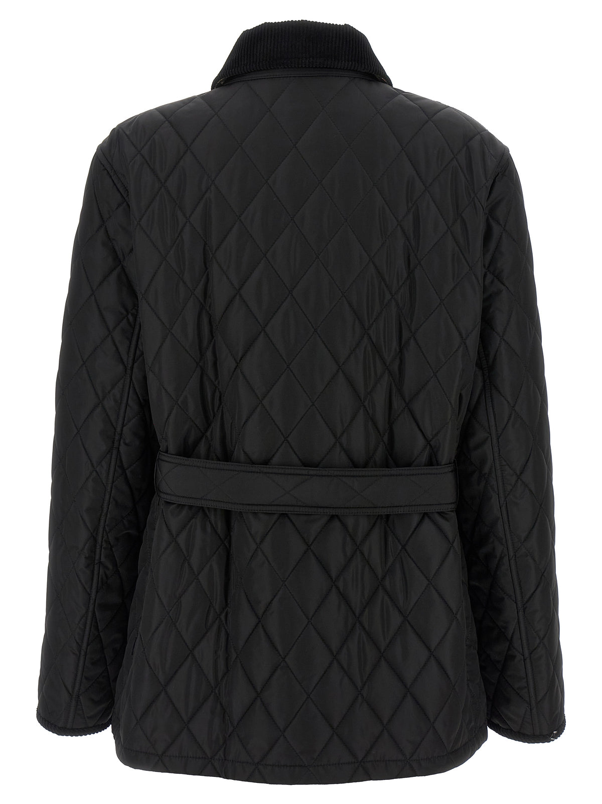 Black Polyamide Full-Length Jacket