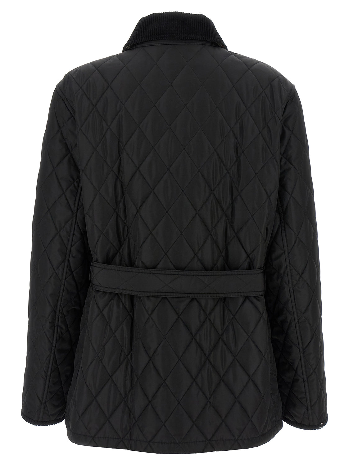 Black Polyamide Full-Length Jacket
