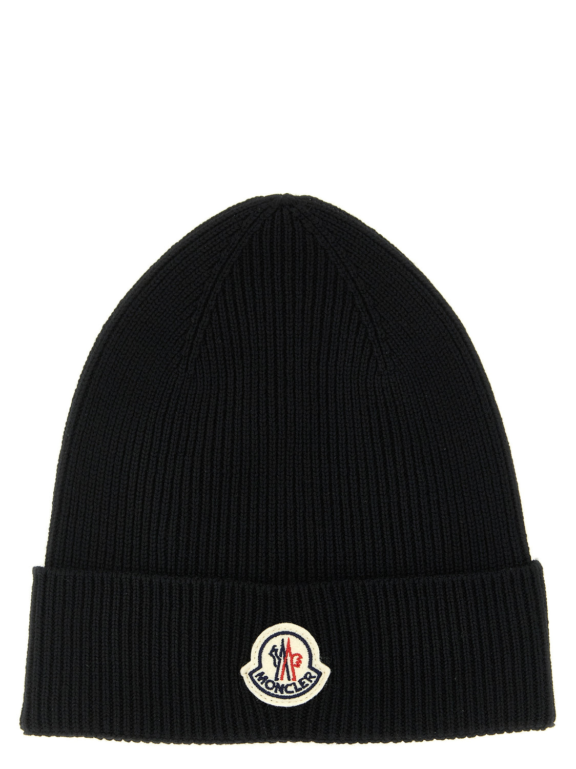 Black Virgin Wool Beanie