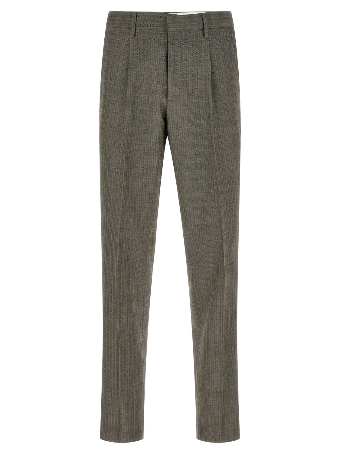 Gray Virgin Wool Two-Piece Suit