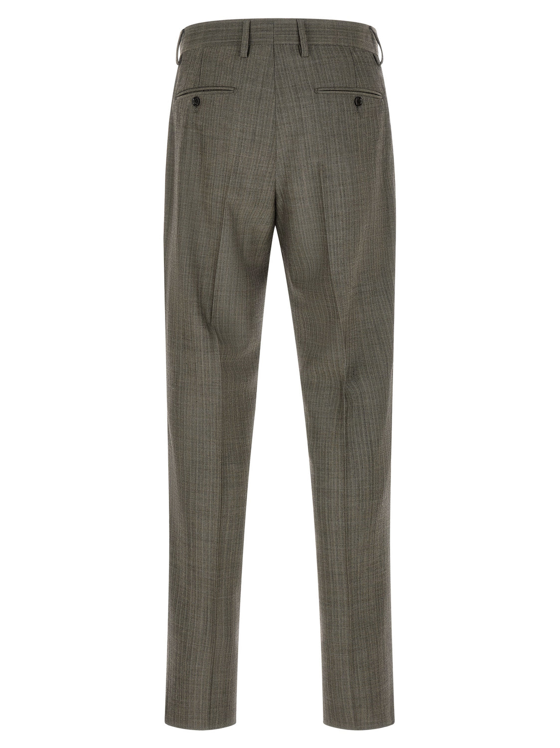 Gray Virgin Wool Two-Piece Suit