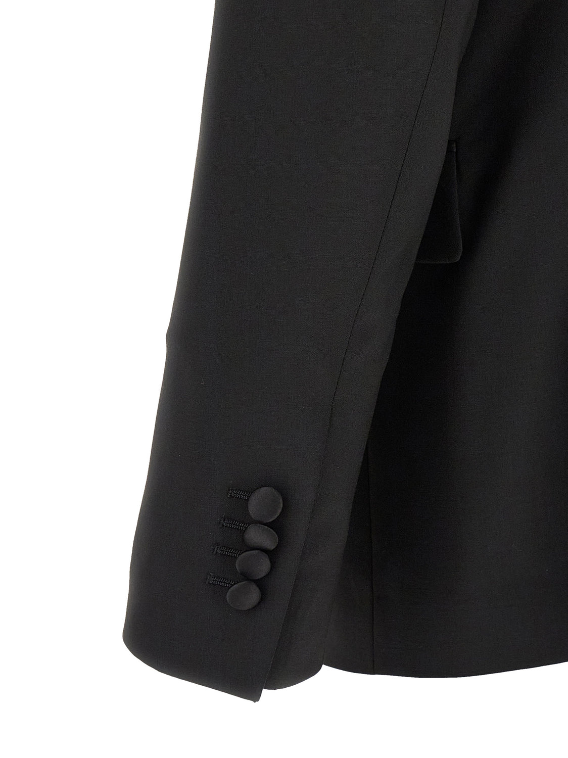 Black Virgin Wool Tuxedo