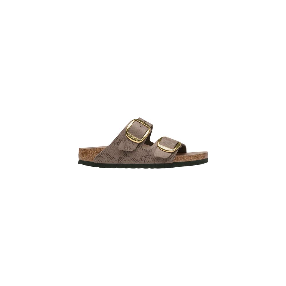 Gray Synthetic Flat Sandals