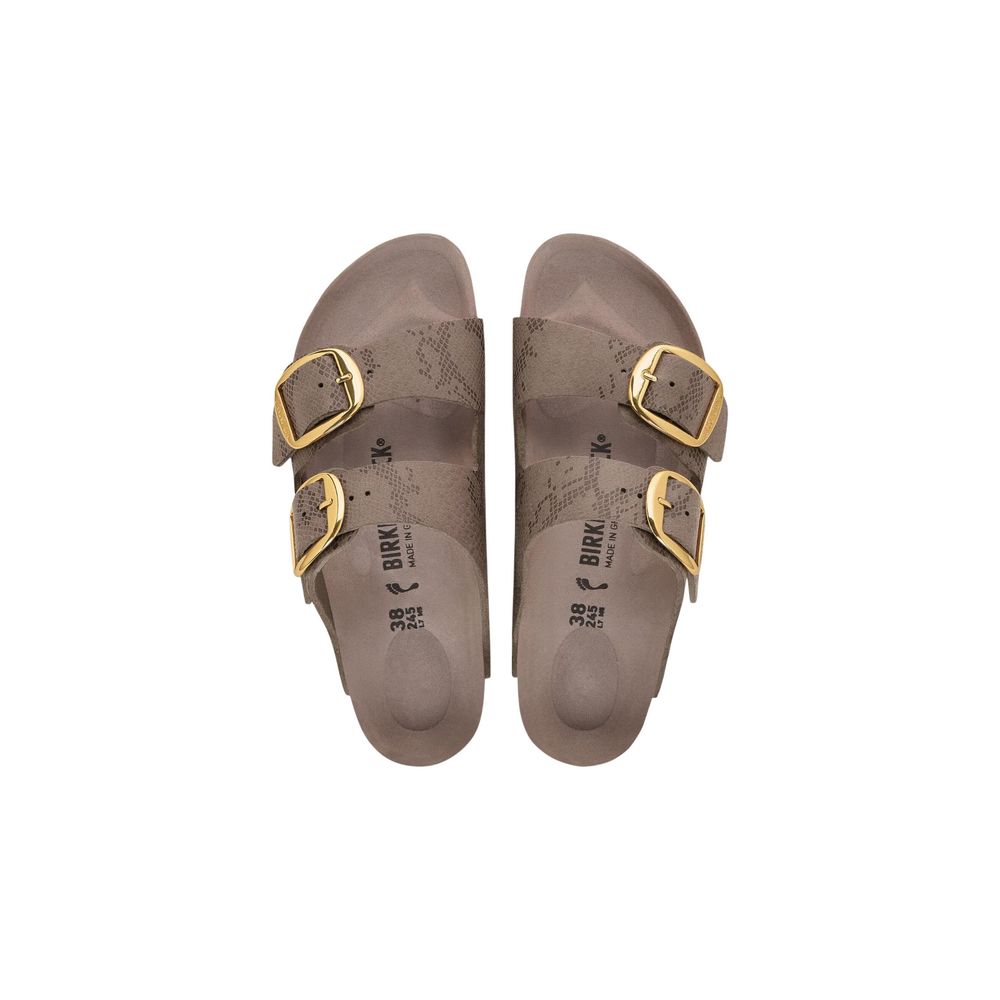 Gray Synthetic Flat Sandals