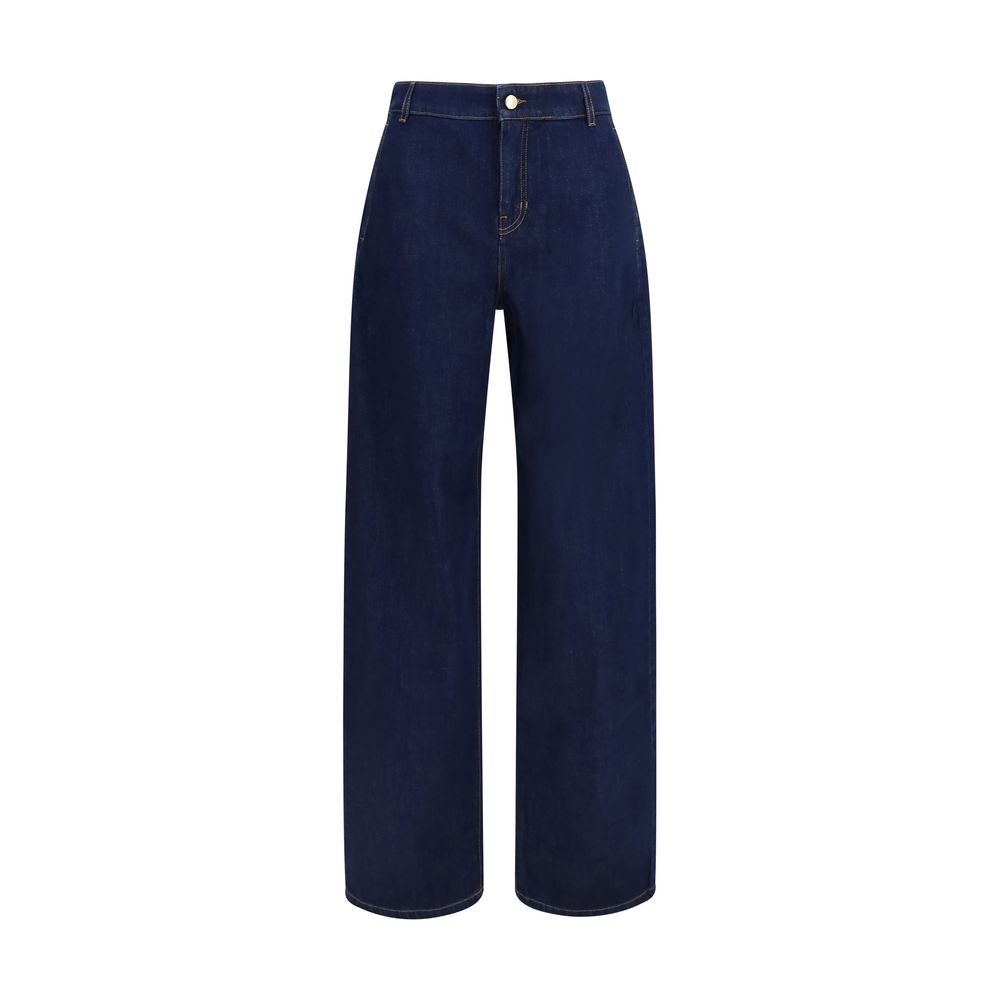 Blue Cotton Jeans Denim