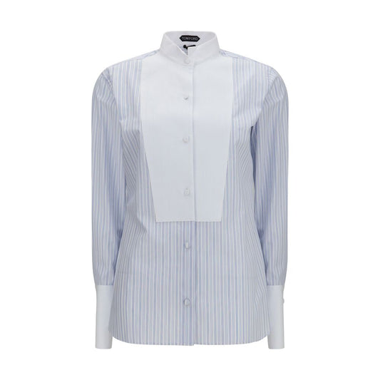 Blue Cotton Pattern Shirt