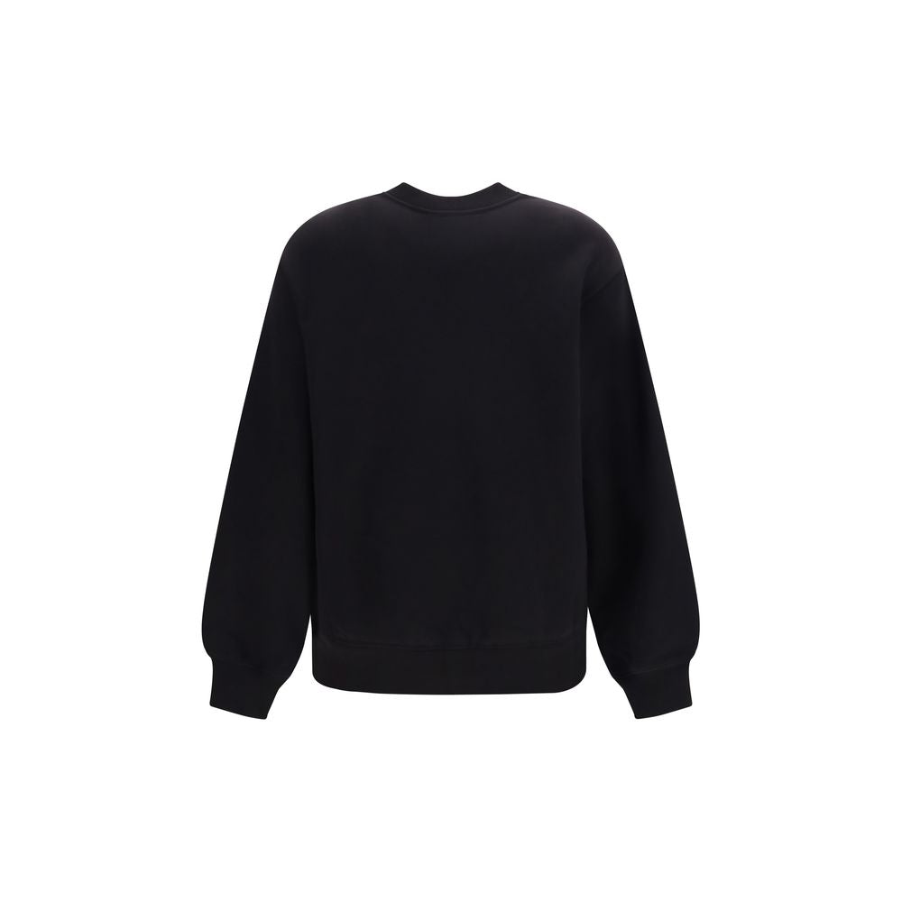 Black Cotton Sweatshirt