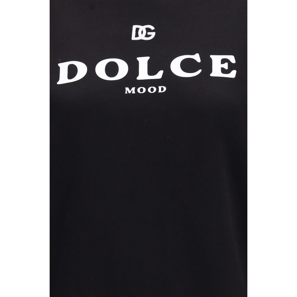 Black Cotton Sweatshirt