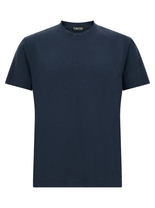 Blue Lyocell T-Shirt