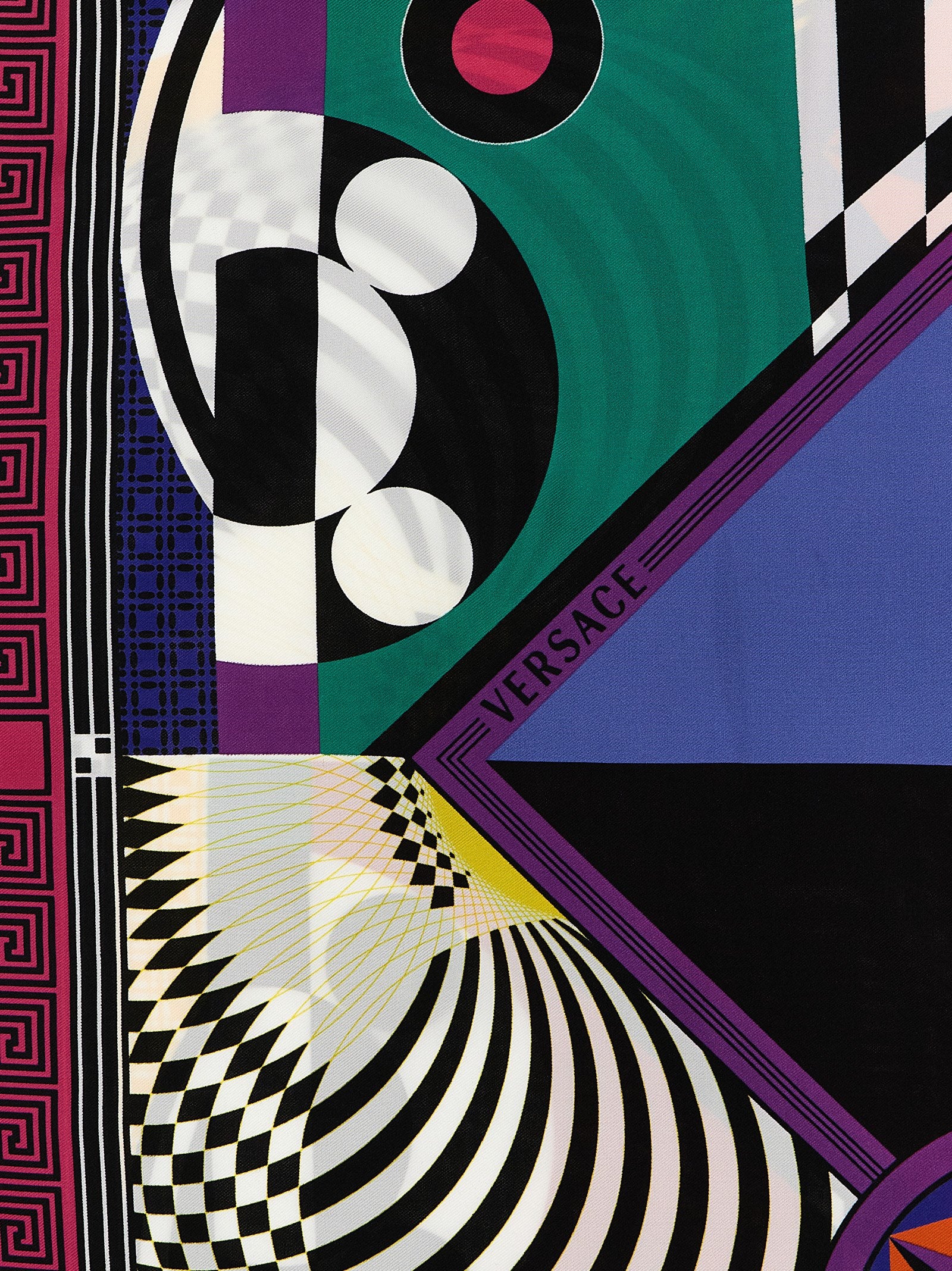 Multicolor Silk Foulard
