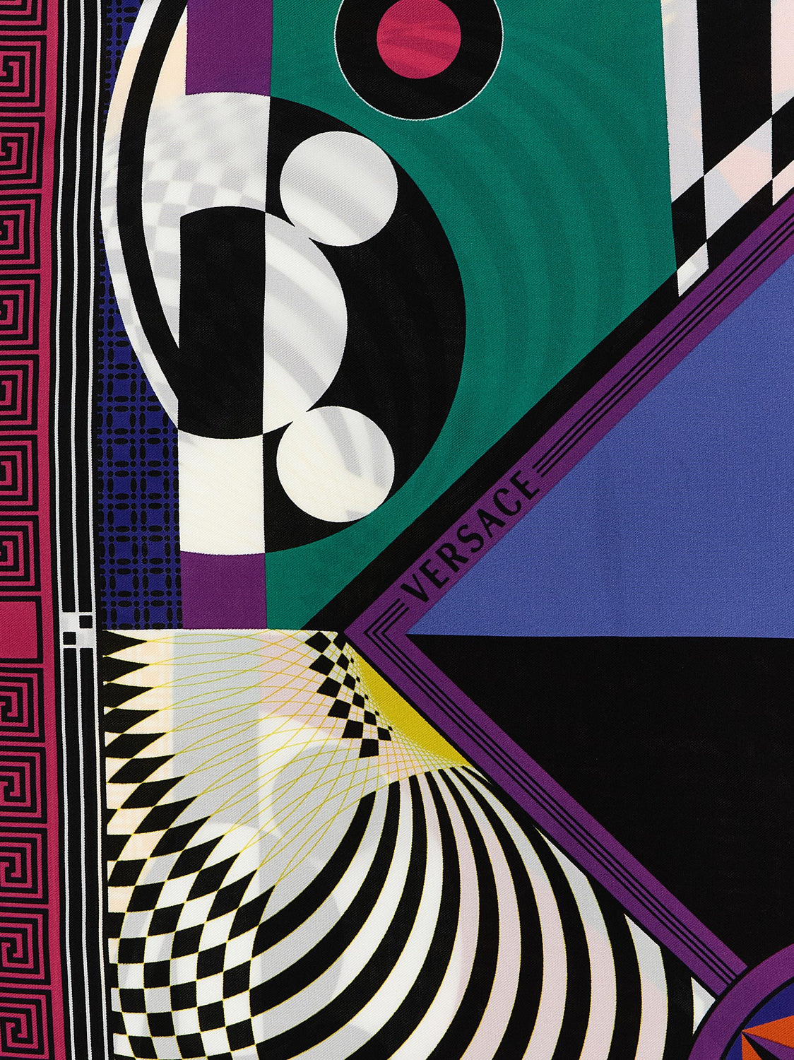 Multicolor Silk Foulard