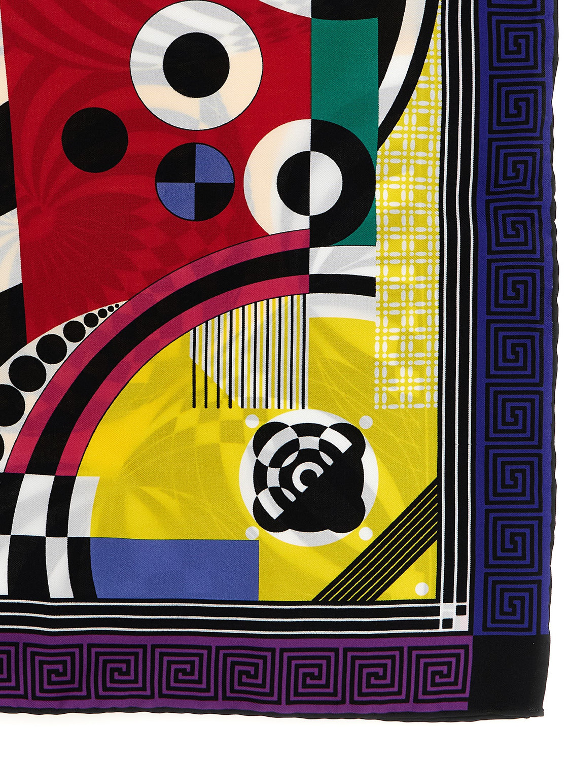 Multicolor Silk Foulard