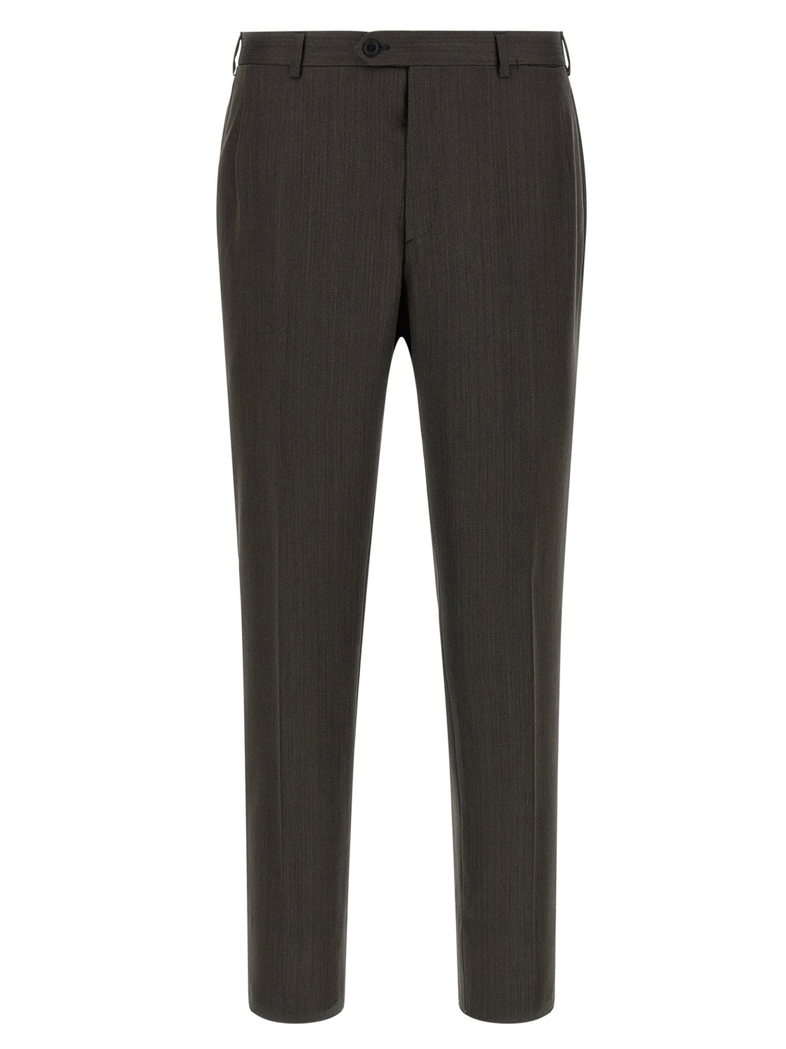 Brown Wool Two-Piece Suit