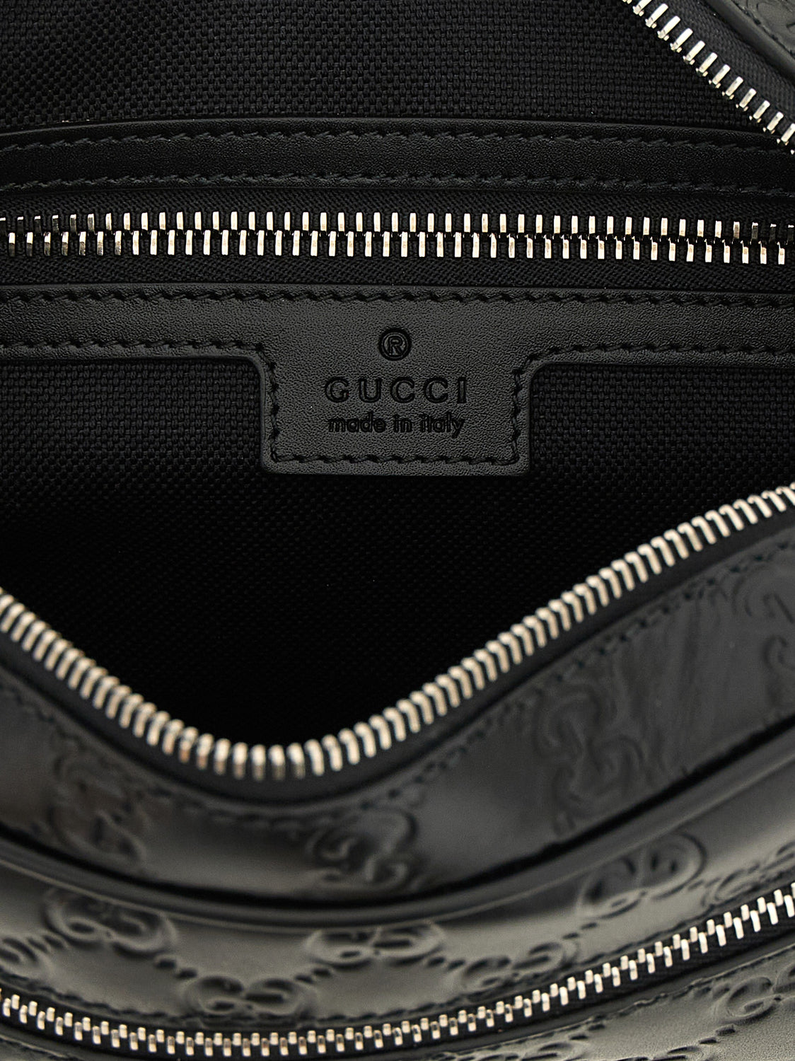 Black Calfskin Crossbody Bag