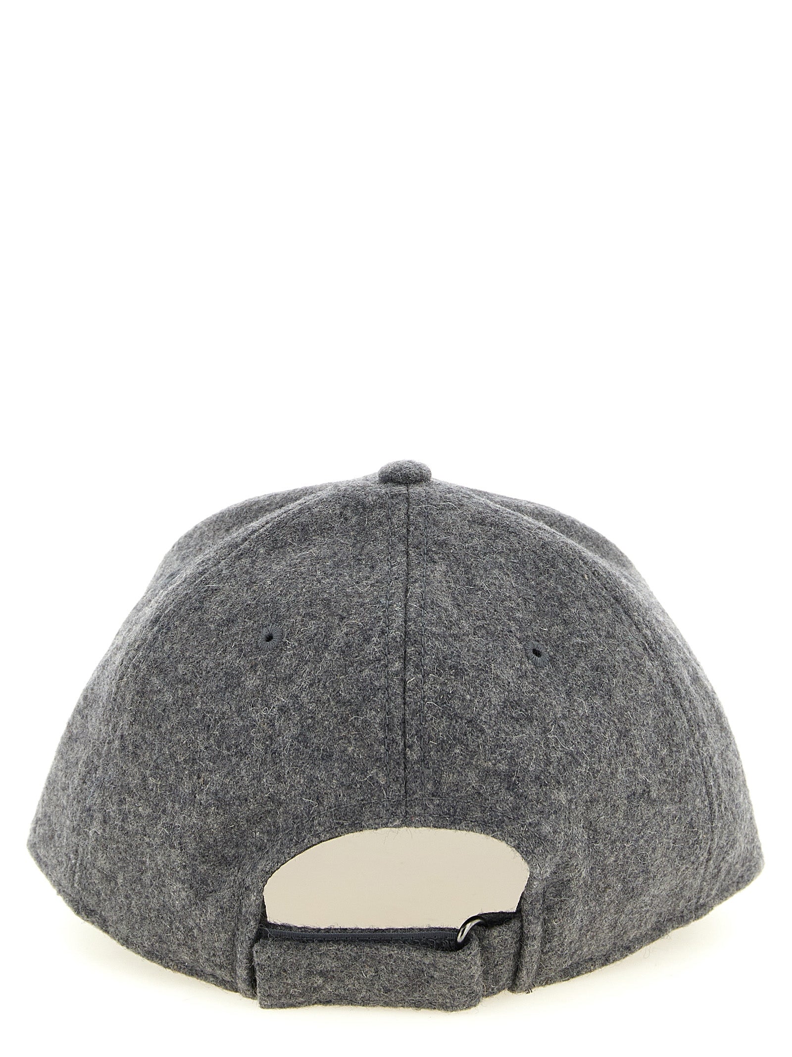 Gray Wool Cap (Baseball Hat)