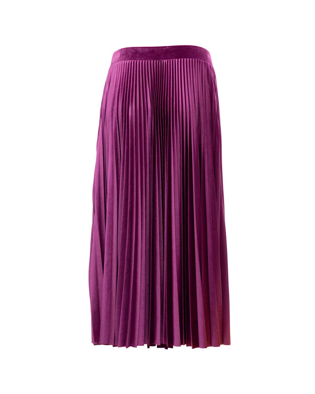 Women Purple Silk Skirt