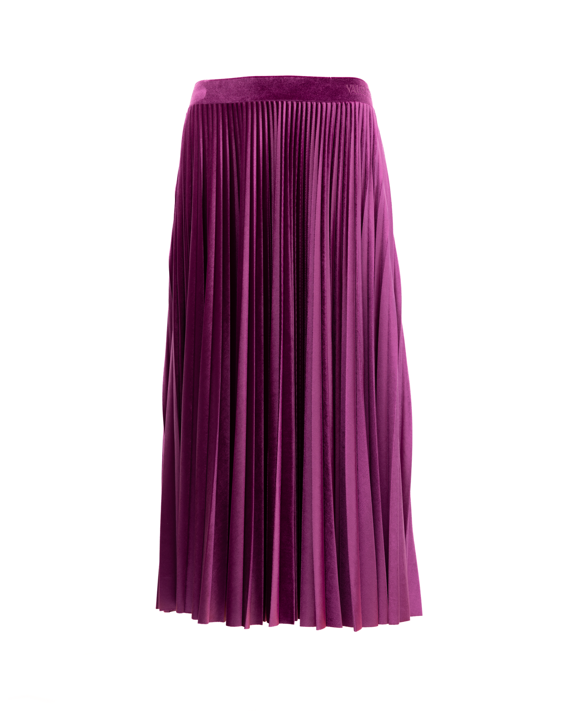 Women Purple Silk Skirt