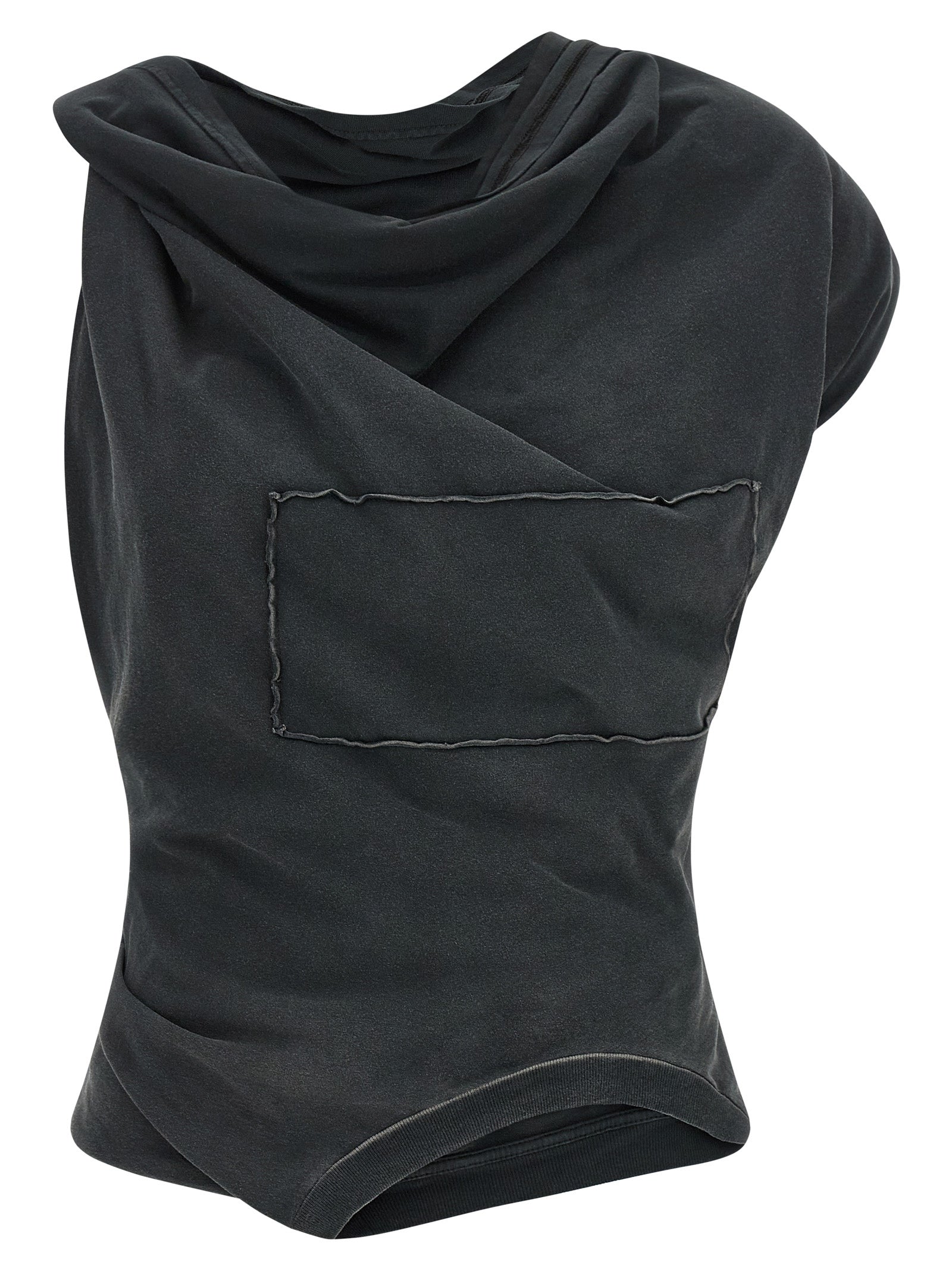 Gray Cotton Blouse