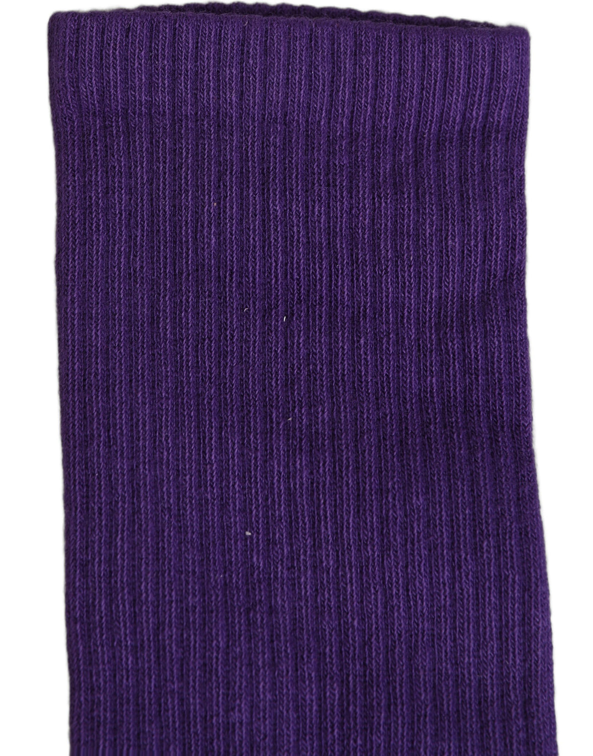 Violet Cotton Ribbed Mid Calf Women Accessory Socks