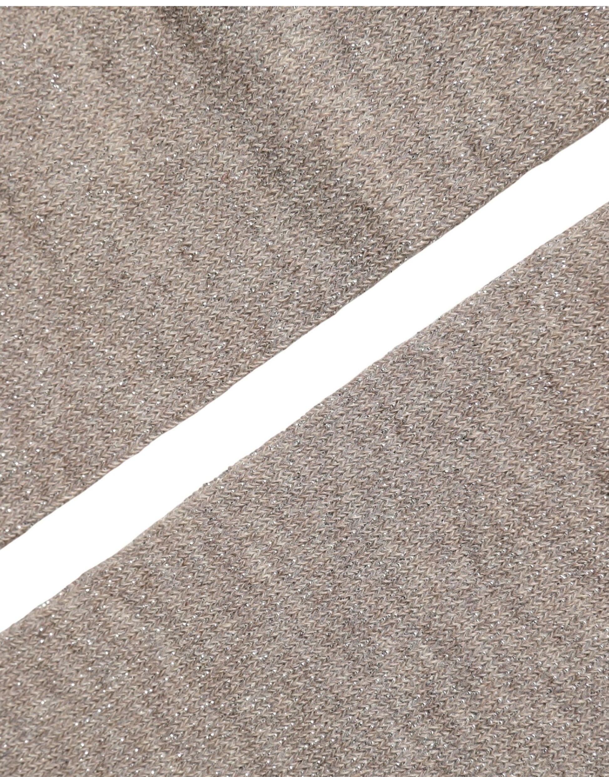 Gray Viscose Logo Mid Calf Accessory Socks
