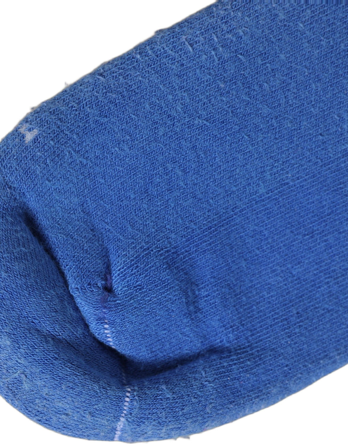 Blue Cotton Ribbed Mid Calf Women Accessory Socks