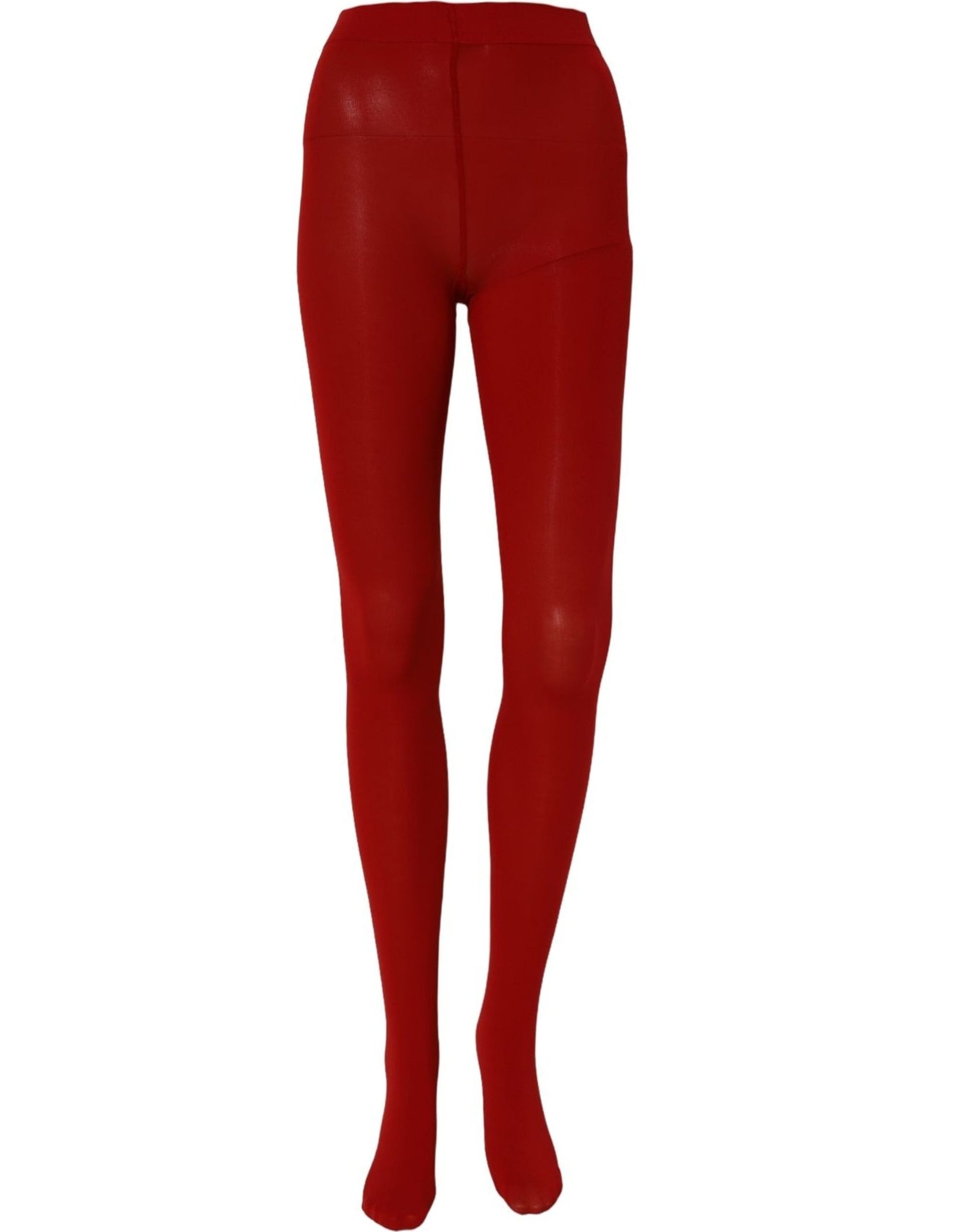 Red Nylon Tights Stocking Pantyhose Socks